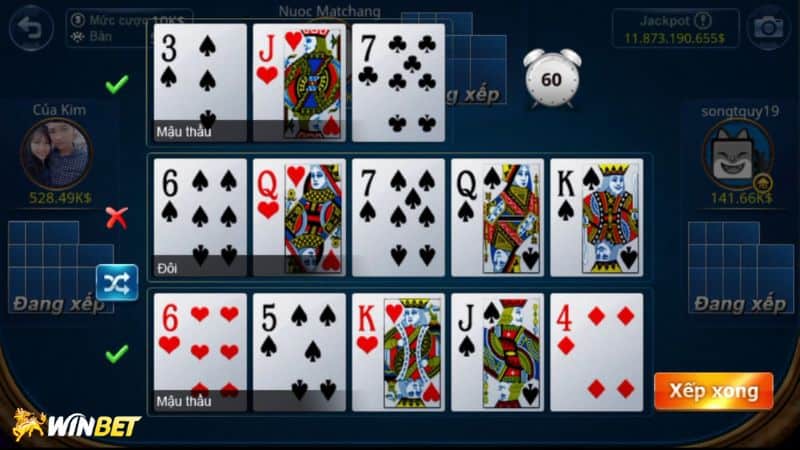 Hướng dẫn cách chơi mậu binh winbet dễ nhất cùng winbet
