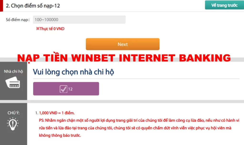 Nạp tiền winbet - Nhận ngay quà khủng khi tham gia winbet casino