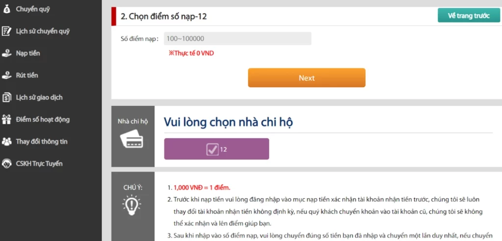 Nạp tiền winbet - Nhận ngay quà khủng khi tham gia winbet casino