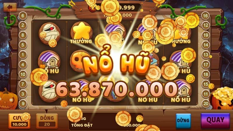 Nổ hũ - Bùng nổ cơ hội kiếm thưởng cực khủng cho anh em