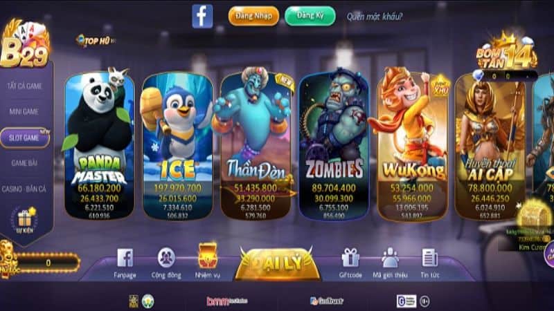 Nổ Hũ B29 - Cổng game hấp dẫn luôn khiến mọi bet thủ say mê