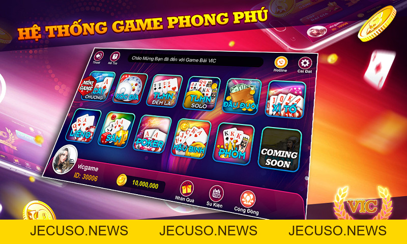 Game bài Vic: Sự trở lại của ông hoàng trò chơi