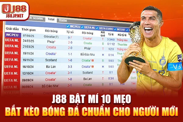 Mẹo Bắt Kèo Bóng Đá Hiệu Quả: Tối Ưu Lợi Nhuận Cùng J88
