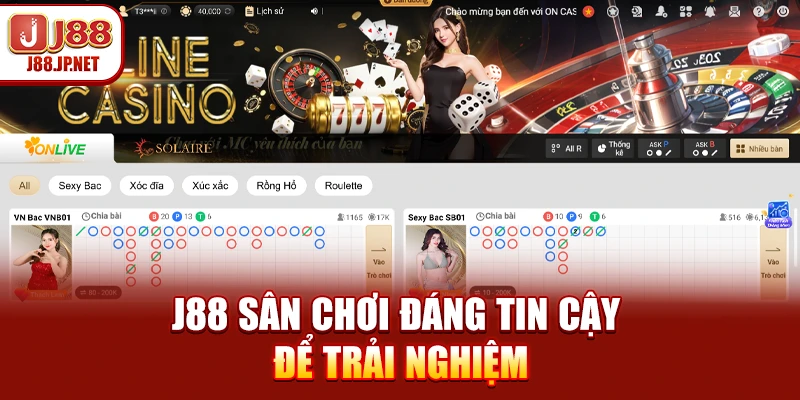 Trang Baccarat Uy Tín | Đánh Giá Nền Tảng J88 Chất Lượng