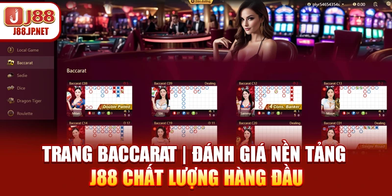 Trang Baccarat Uy Tín | Đánh Giá Nền Tảng J88 Chất Lượng
